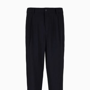 Giorgio Armani Black Wool Trousers Lined 33x30
